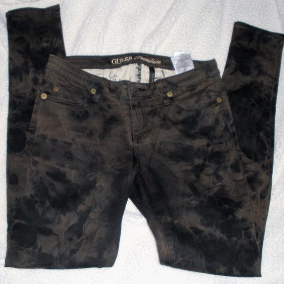Guess Premium Power Skinny Jeans mid- low rise SIZE 30 - Picture 1 of 6
